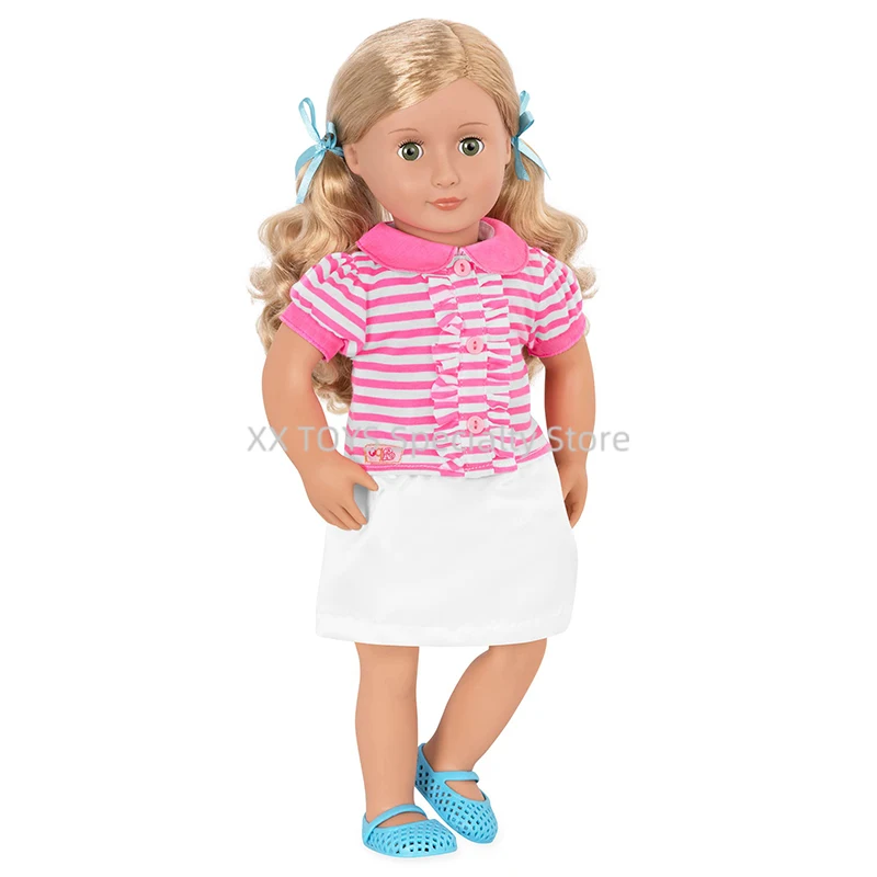 Our Generation Deluxe Poseable Jenny Doll 18-Inch with Baking Accessories and The Sweet Shoppe Storybook Girls Play House Toys