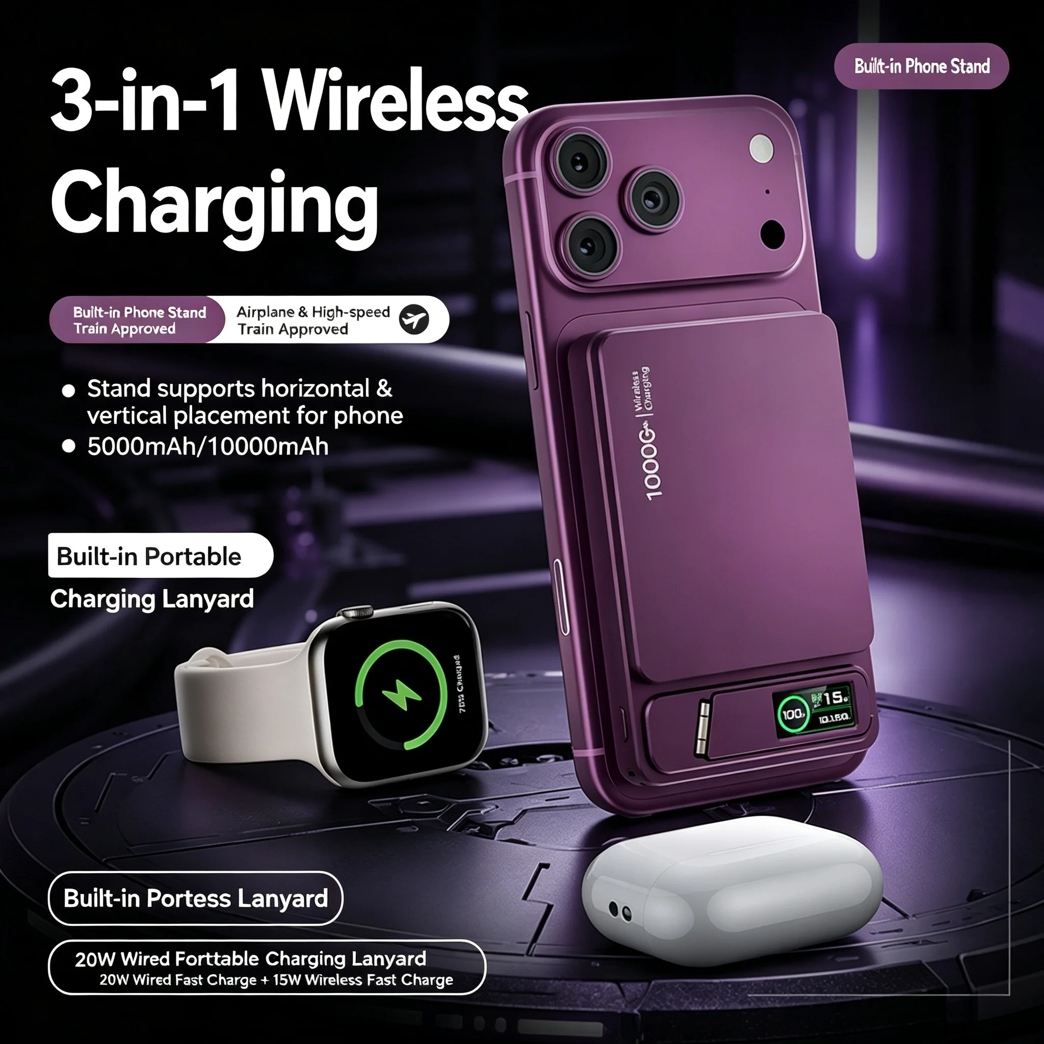 Power Banks - Portable Travel Wireless Phone Charger Powerbank
