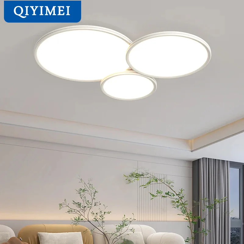 

Modern Round LED Chandeliers Lamp For Living Room Bedroom Study Room Modern Minimalist Bedroom Light 2024 New Lamps Indoor Light