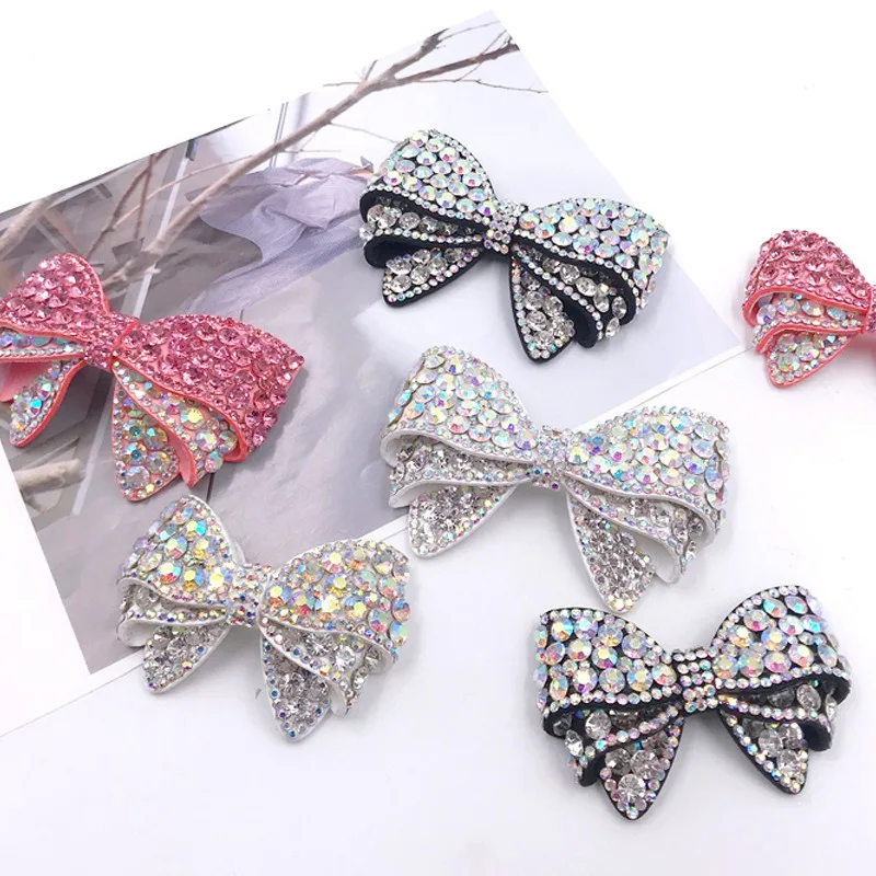 

Cute Fashionable DIY Jewelry Accessories Shoes Flower Shoes Decorative Flowers Diamond Inlaid Bows Wholesale Women Products