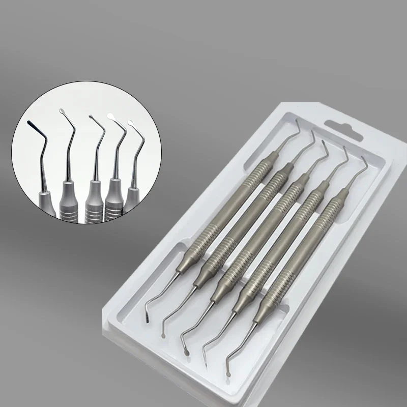 

Dental Retraction Picker Tool Stainless Steel Separator Serrated Picker Placement Round Dentist Material Tool