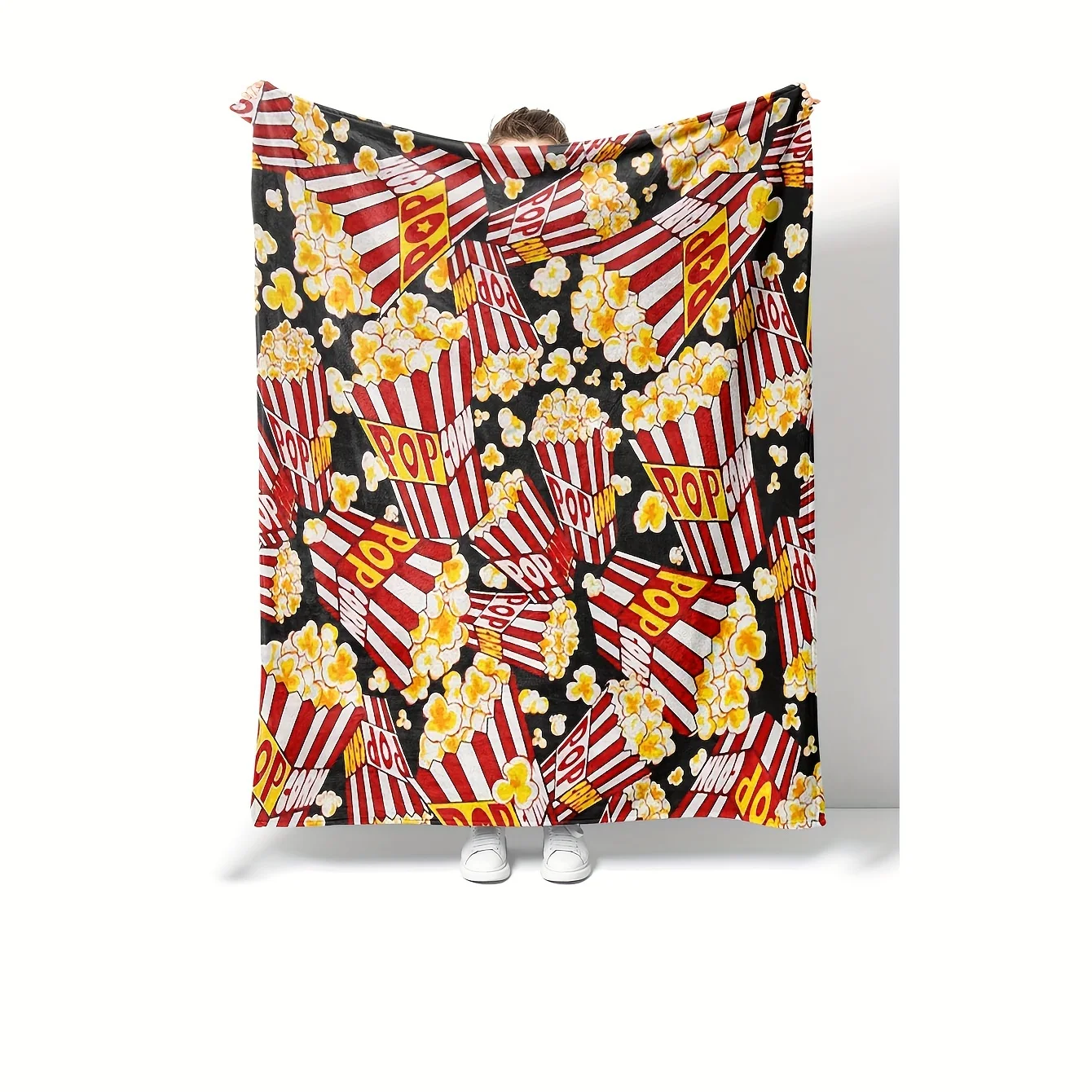 Popcorn Blanket, Cinema Flanne - Home Cinema Food ulasan dan harga