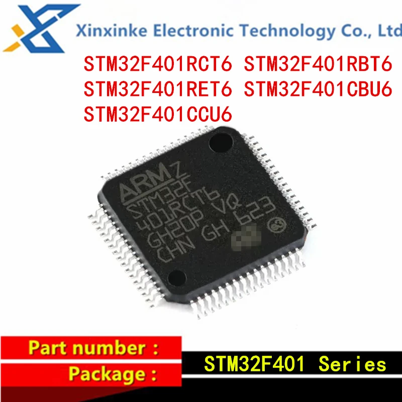 STM32F401RCT6/RBT6/RET6/RDT6/CBU6/CCU6/CEU6/VBT6/VCT6/VET6 STM32F401 32-bit Microcontroller 84MHz 256KB MCU ARM Micro Controller