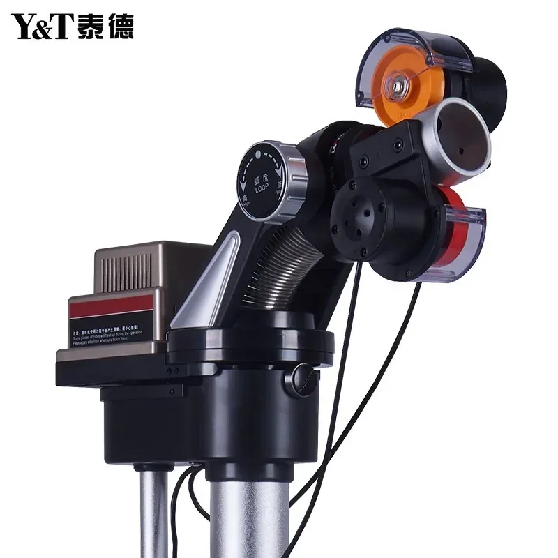 Y&T V989-2019 High Level Ping Pong Machine Smart Serve Auto-recycle Daily Training Table Tennis Robot