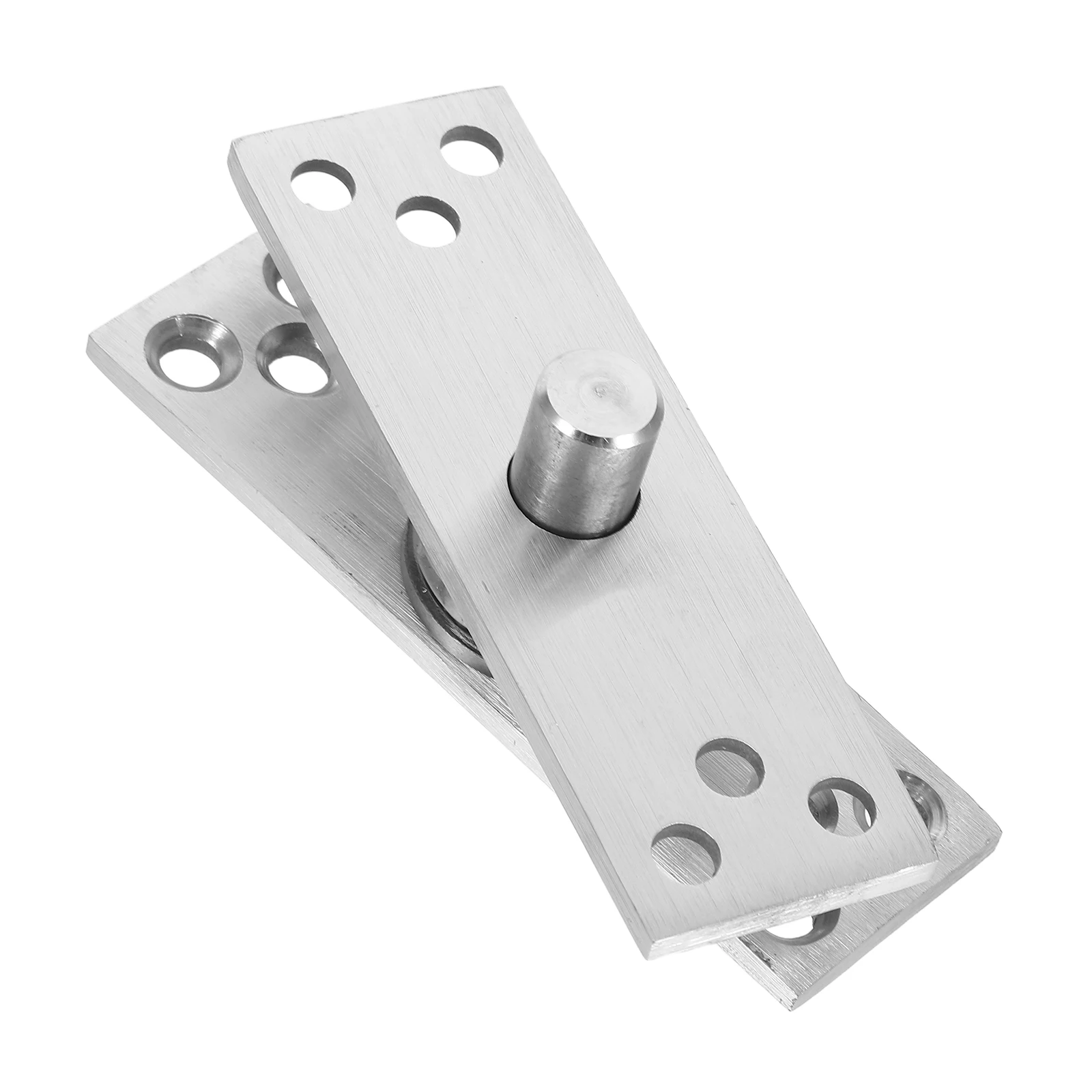 

1 set 1 Set Pivot Door Stainless Steel 360 Degree Rotating Concealed Hidden Hinge For Cabinets Wardrobes Bookshelves Invisible
