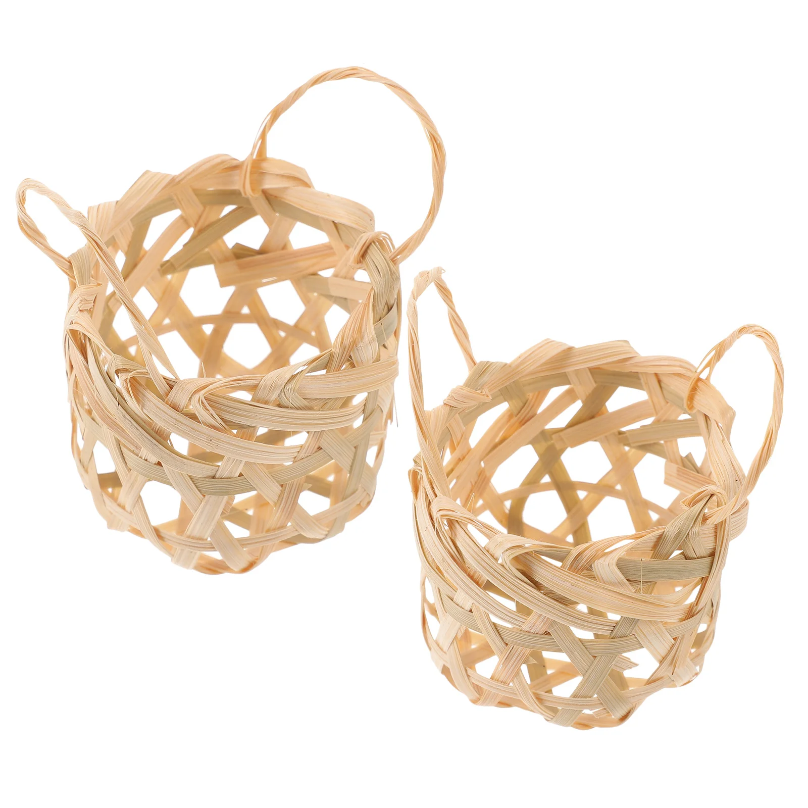 

2Pcs Woven Bamboo Lampshade Rustic Style Small Lampshades for Indoor Lighting Bamboo Lamp Shade Lamp Shade