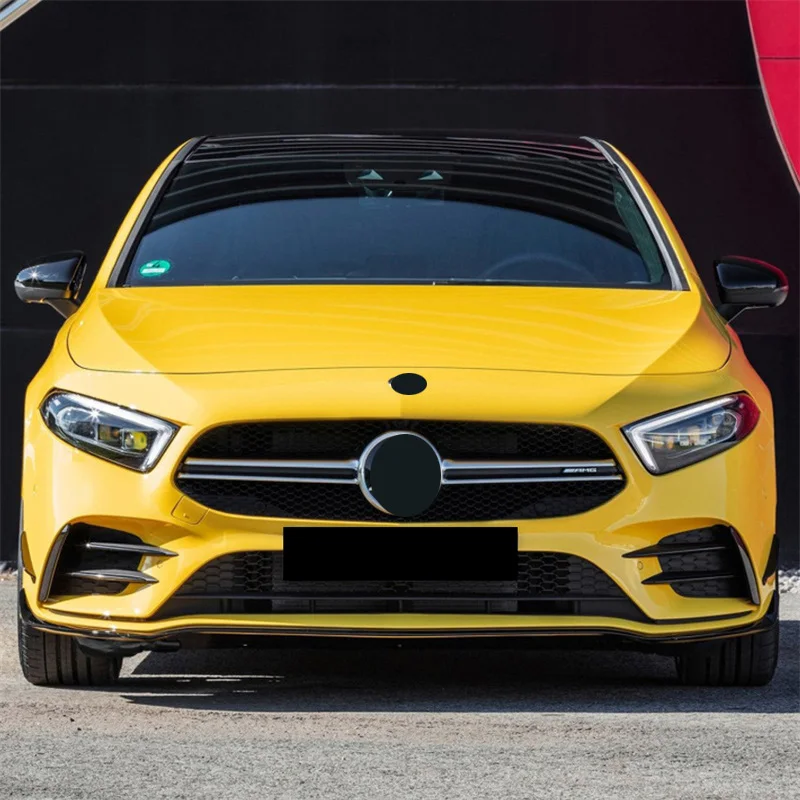 7PC Front Bumper Diffuser Side Splitter 2018+ For Mercedes Benz A Class W177 A180 A200 A220 A35 AMG Spoiler Lip Canards Fin