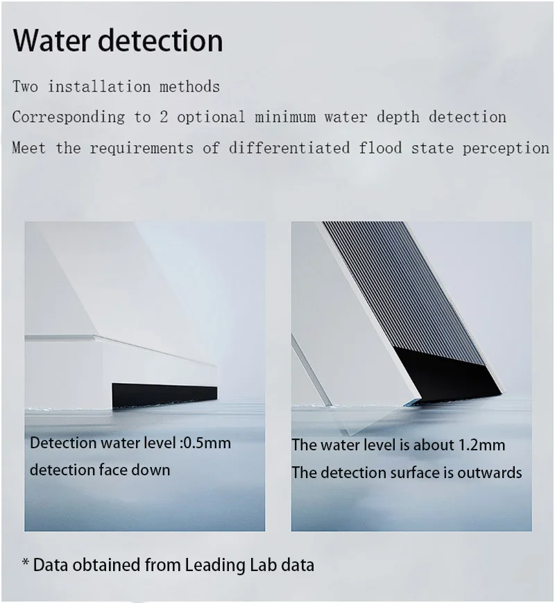 Imagem -04 - Xiaomi Mijia Linptech-sensor de Água e Chuva Pode Ser Conectado a Mijia Bateria Ultra Longa