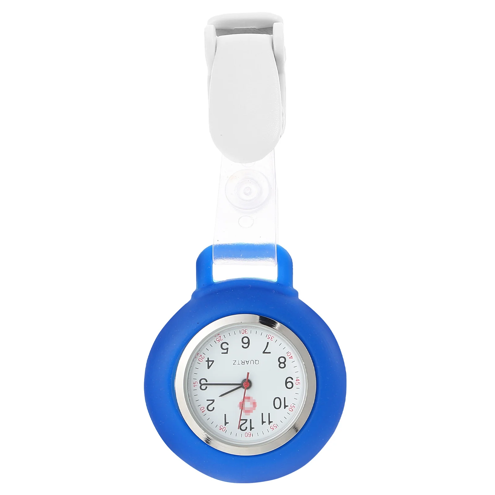 

Silicone Nurse Watch Clip White Lightweight Portable Professional Student Multi-function Pocket Watches Accessories
