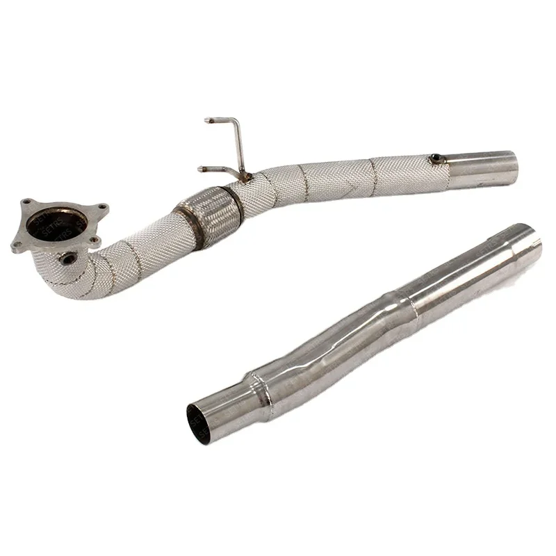 Downpipe For VW Golf 6/MK6 R20 2.0 2009-2013 Stainless steel Exhaust Pipe Catless downpipe without