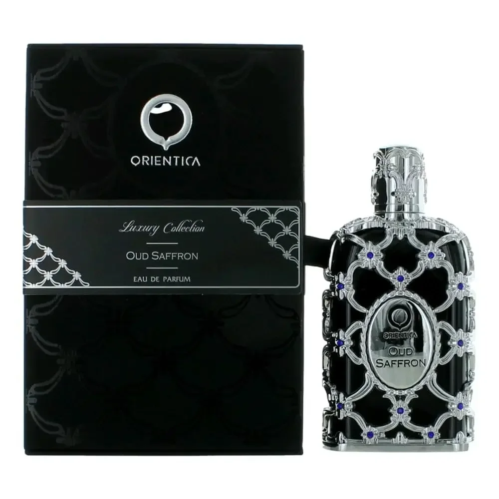 Orientica Oud Saffron Eau De Parfum 80 مللي عطر كهرمان حلو دافئ وودي يدوم طويلاً للجنسين هدية فاخرة لعيد الميلاد وعيد الشكر #3