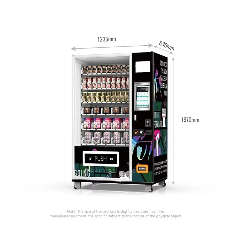 Custom Intelligent Remote Monitoring Vending Machine Featuring Cloud Data Statistics, Remote Management and Fault Alarm Function