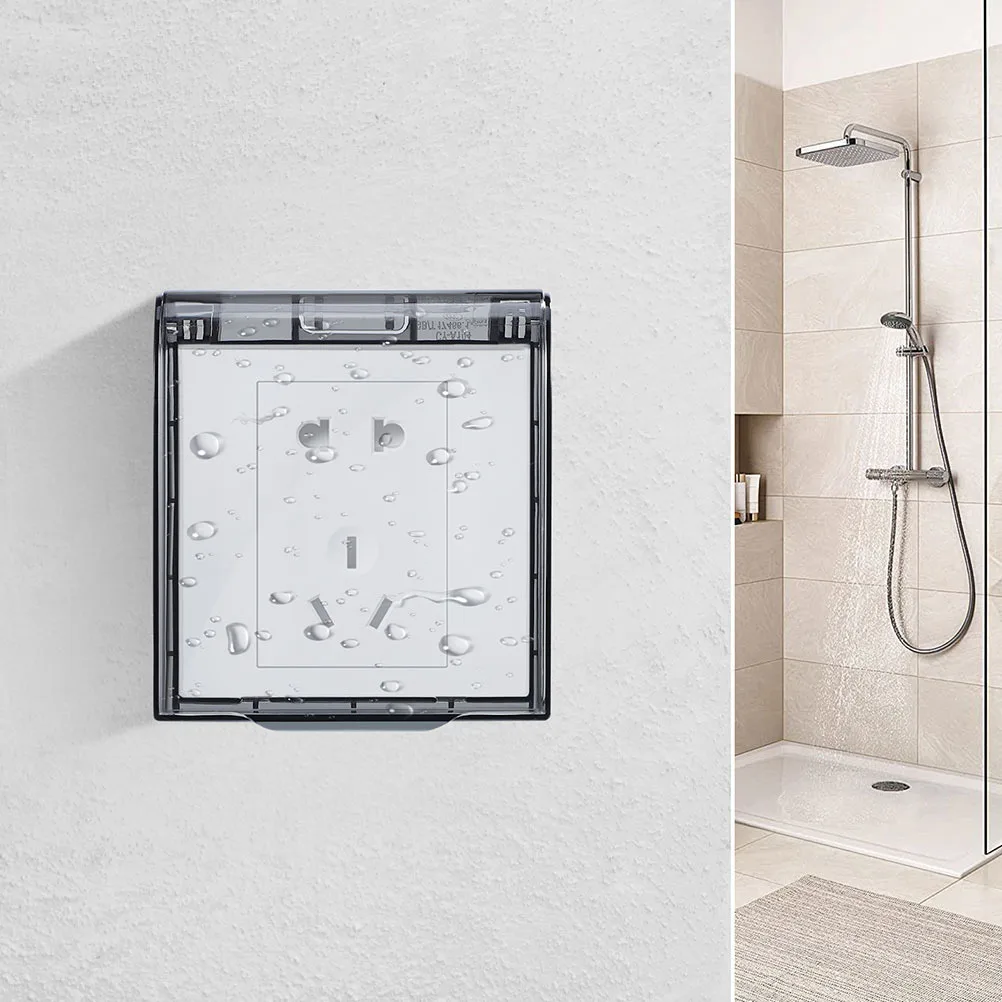 

5 pcs Waterproof Socket Cover 2 Gang Dustproof Outlet Protector For Outdoor Electrical Box Weatherproof Light Switch Covers