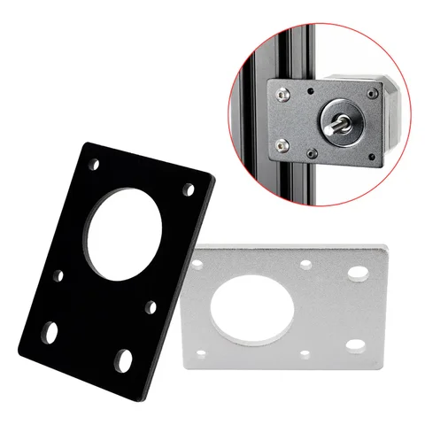 1pc NEMA 17 Stepper Motor Mounting Plate Fixing Bracket 42 Stepper Motor Mounting Plate For 3D Printer CNC Parts 2020 Profiles