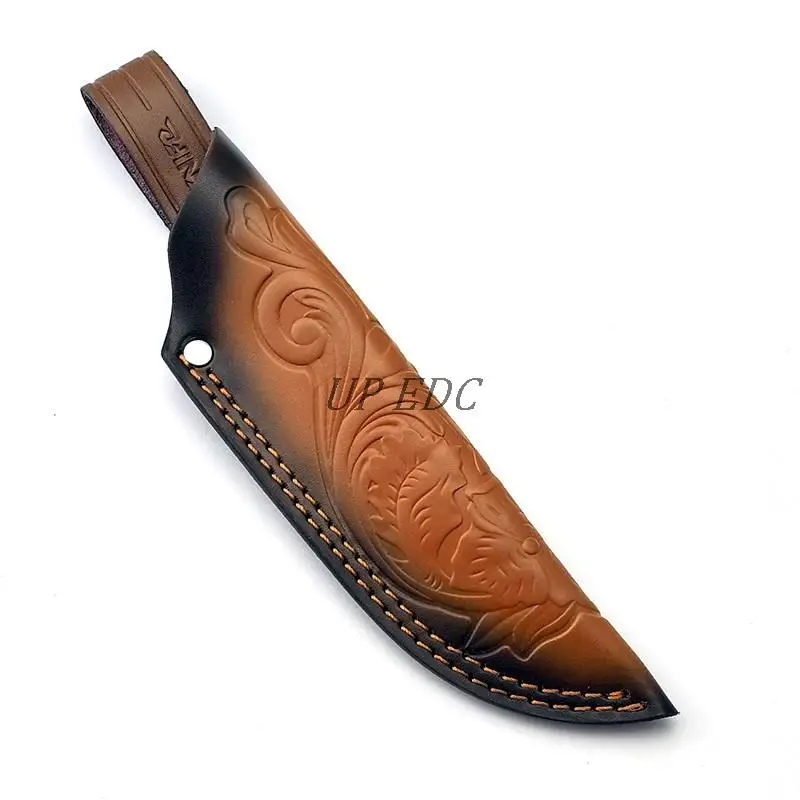 Sheaths/Holsters Head Cowhide Sheaths Leather Sheaths Knife Pants Outdoor Small Straight Knife Holsters