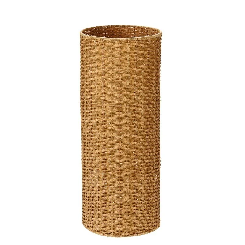 For Imitation Rattan Umbrella Stand, Home Creative Umbrella Storage Bucket