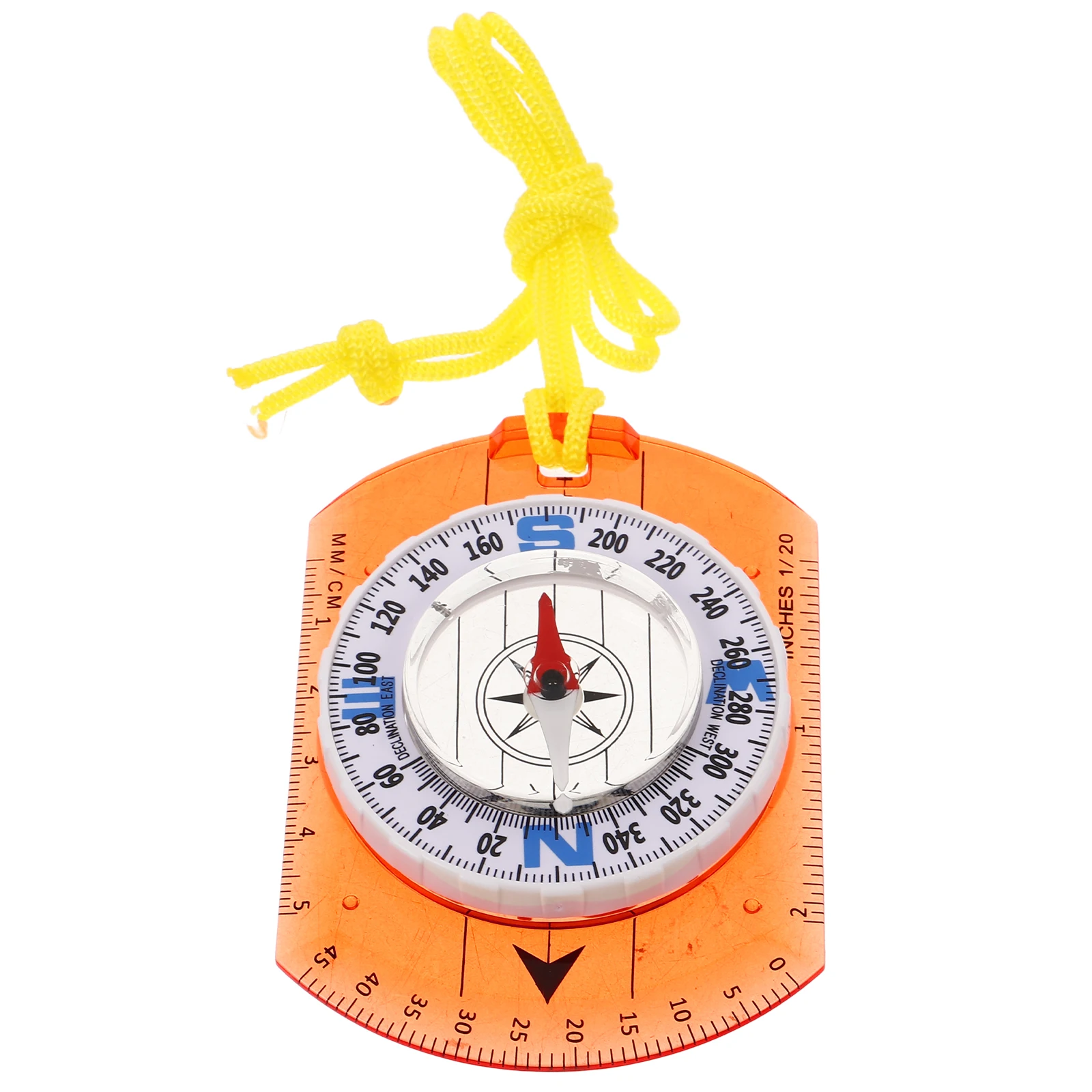 

Luminous Survival High Precision Portable Camping Compass Multi-Function Outdoor Hiking Map Compass Durable Acrylic Material For