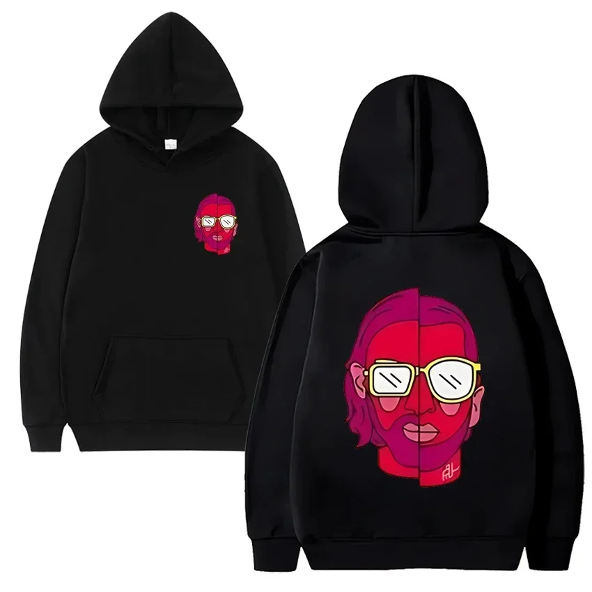 

Le Monde Chico Double Sided Graphic Print Hoodie Album PNL French Rap Hip Hop Hoodies Men Women Fashion Fleece tracksuit