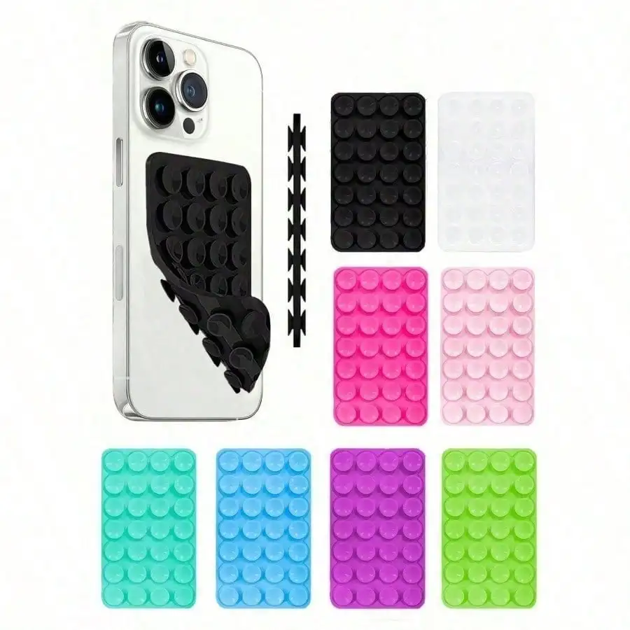 

Silicone Suction Silicone Suction Cups Square Phone Case Back Silicone Suction Cups 28 Grains Large Suction Silicone Cell