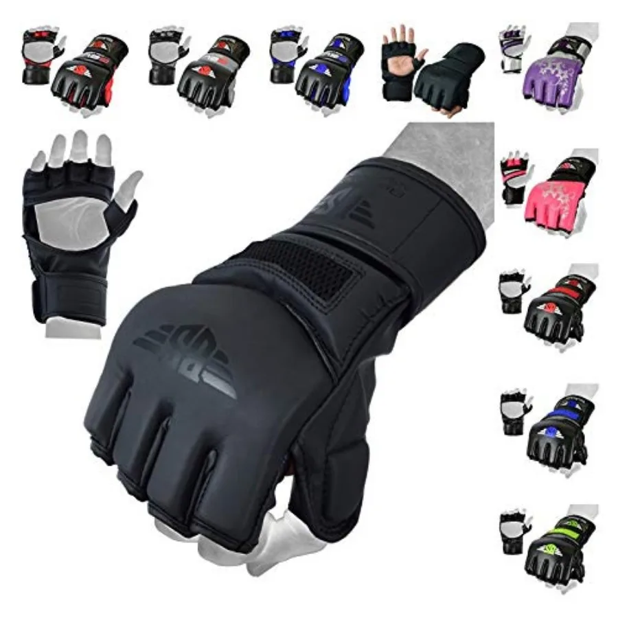 

BeSmart UFC Kickboxing Gloves - MMA Sparring and Training Gloves for Mixed Martial-Arts, Adults Men and Women