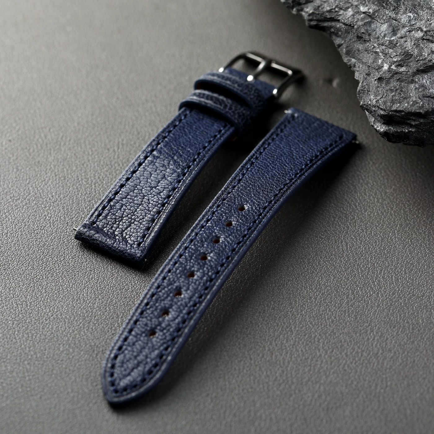 Handmade soft leather strap, goat leather 20MM * 16MM, quick release, soft men's soft ultra-thin Watchband