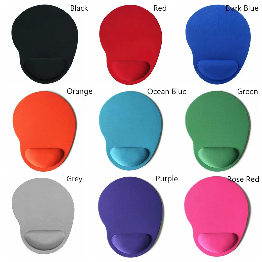 Ergonomic Wrist Rest Mouse Pad with Memory Foam - Non-Slip Gel Support Wrist Pad for Computer PC Laptop, Comfortable Office Desk Mat for Gaming & Work, Pain Relief Wrist Cushion