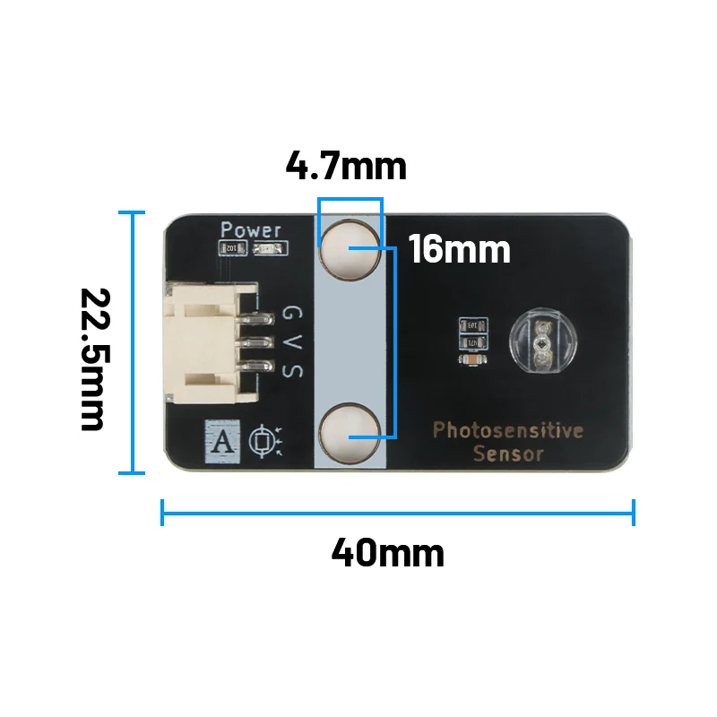 Módulo sensor fotorresistor, sensor de detección de luz fotoeléctrico de brillo, detección fotométrica compatible con Lego