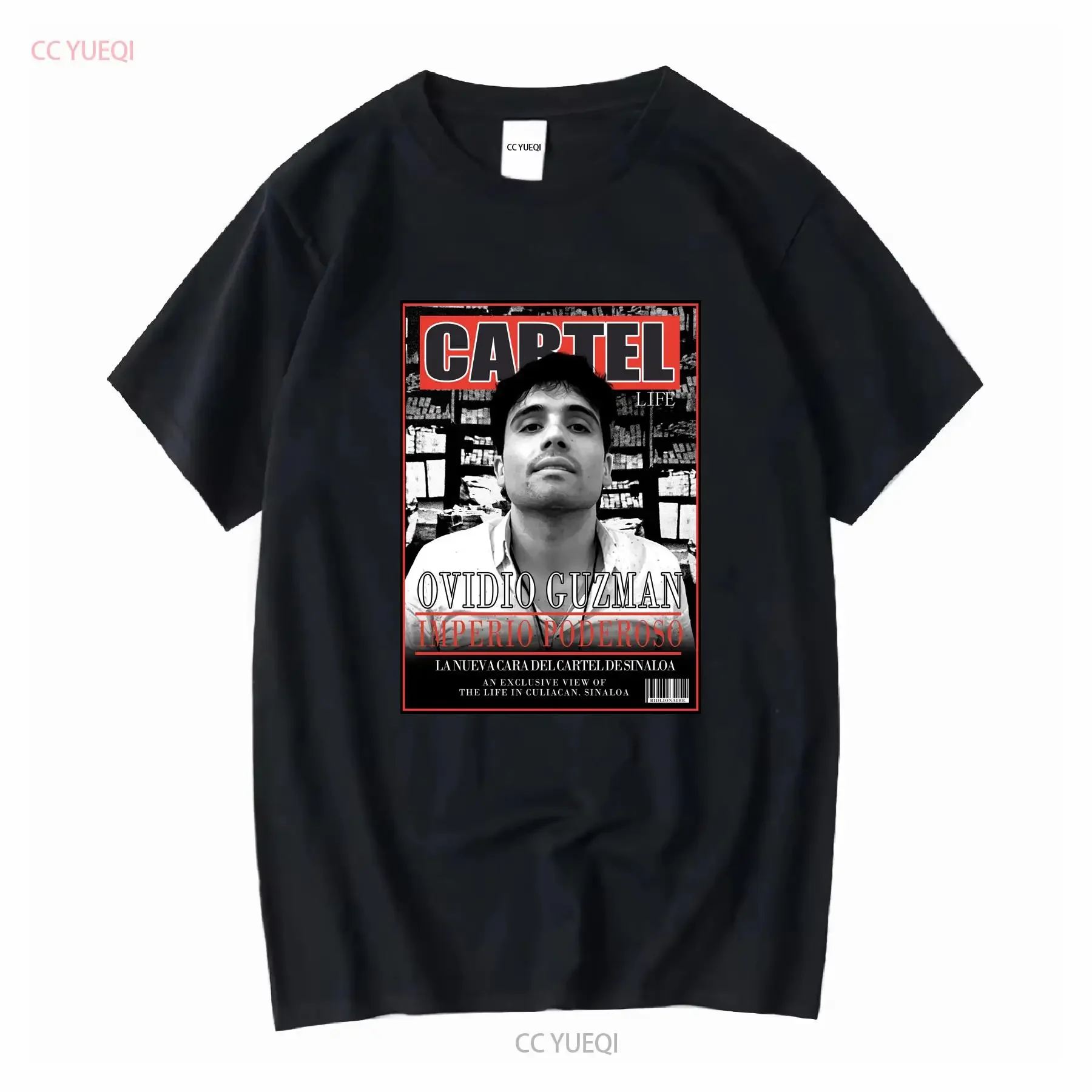 VTG Cartel Camiseta Ovidio Guzmán El Chapo Son Narco Life Pablo Escobar México RARO vintage Lavado Ropa de diseñador unisex Suave