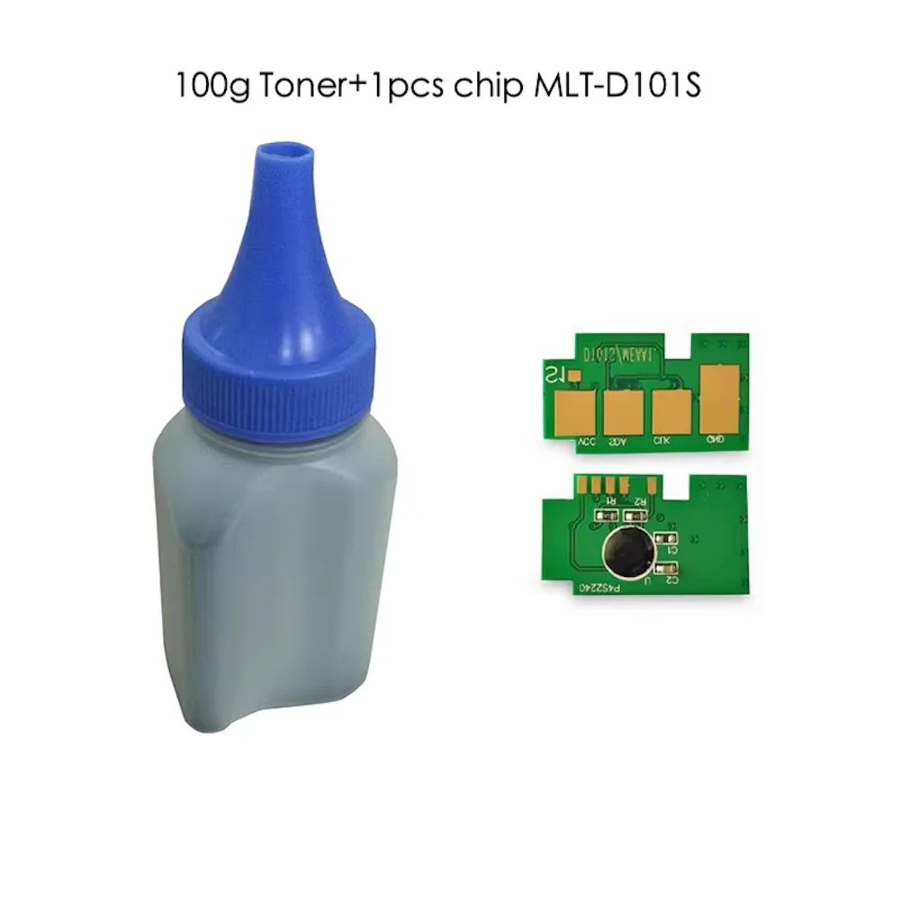 

Тонер-порошок + 1 чип MLT-D101S для Samsung ML-2160 ML-2162 ML-2165 ML-2165W ML-2168 SCX-3400 SCX-3400F SCX-3405 SCX-3405F