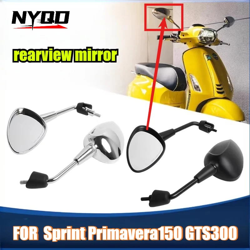 

Motorcycle Mirrors Rearview Mirror Motorcycle Reflector Short Pole Modification Mirror For Sprint Primavera150 GTS300