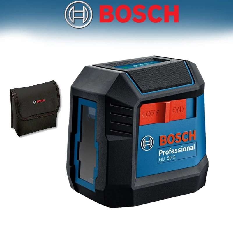 BOSCH Laser Level GLL50G Green Light Horizontal Vertical High-precision 2-line Portable Instrument Bare Tool