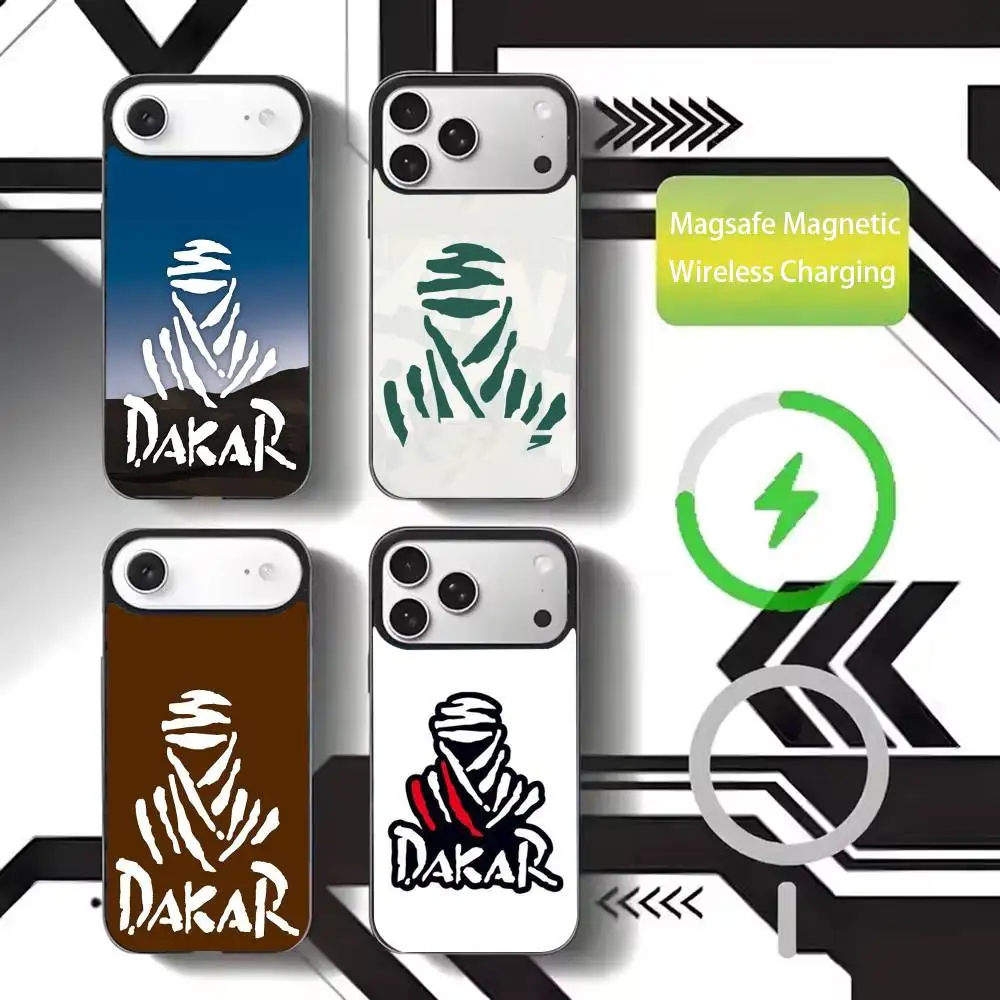 

Rally D-Dakar Logo Phone Case For iPhone17,16,15,14,13,12,11 Plus,Pro Max Magnetic For Magsafe Wireless Charging