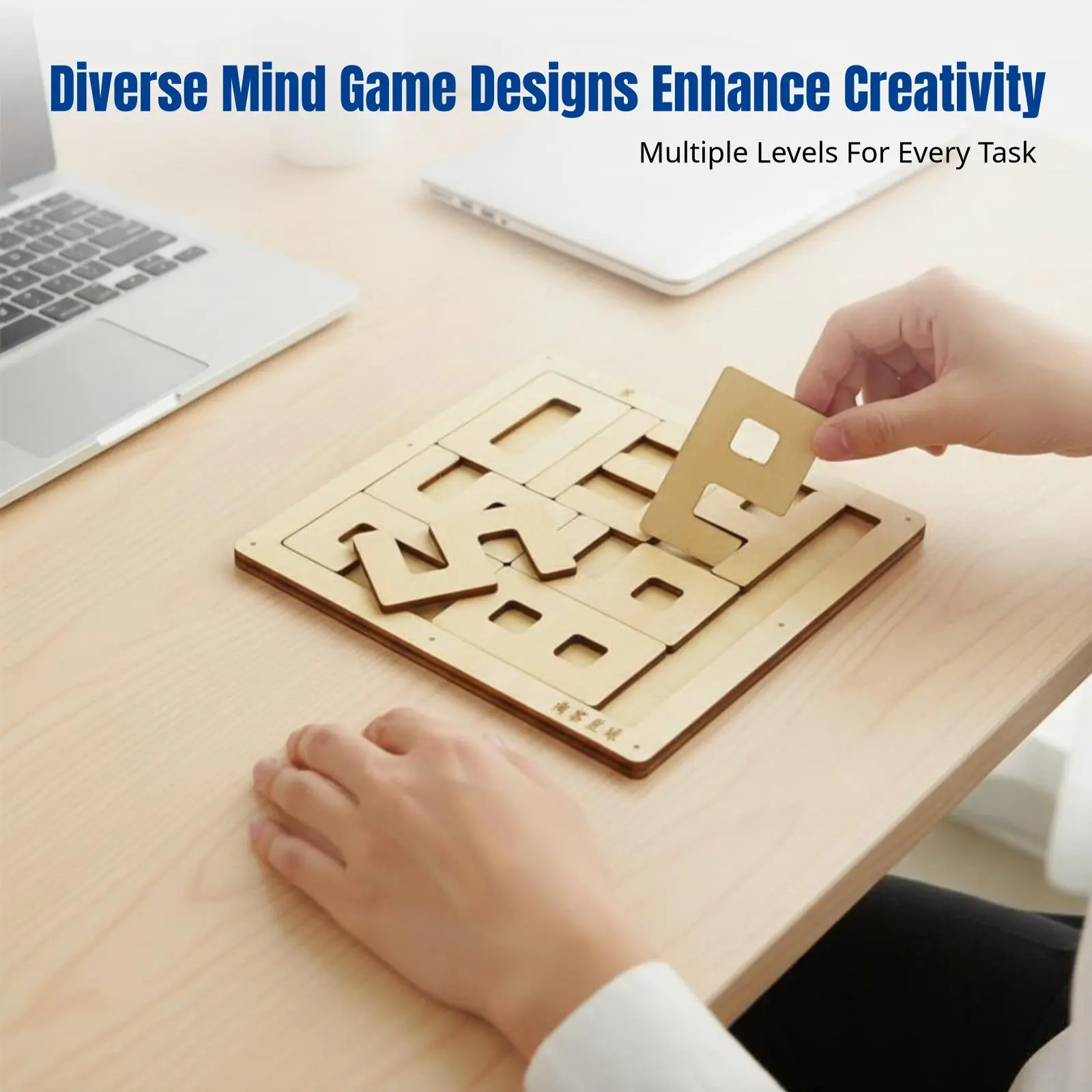 

Wooden Brain Teaser Puzzle, Personalized, High Difficulty, Educational Toy for Kids and Adults, Calendar Puzzle Gift