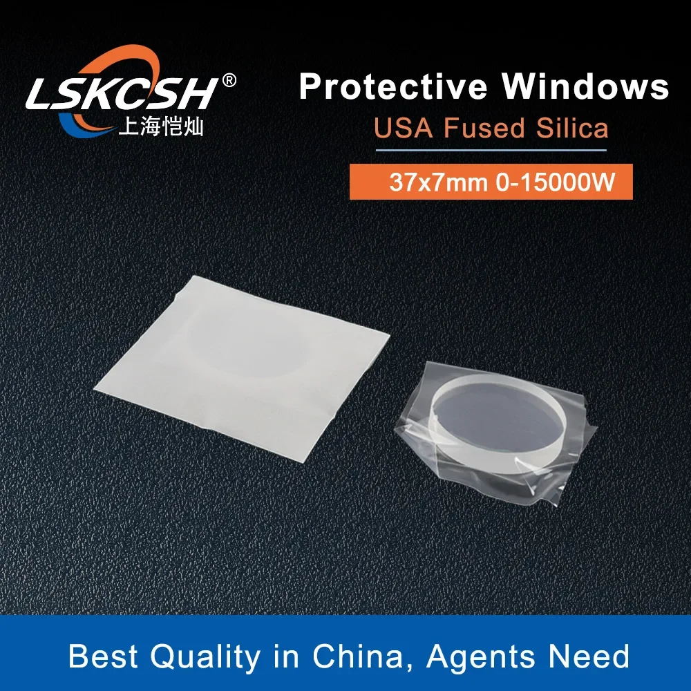    High Quality Fiber Laser Protective Windows D37 T7 Quartz Fused Silica P0595-61551  Procutter 15000W