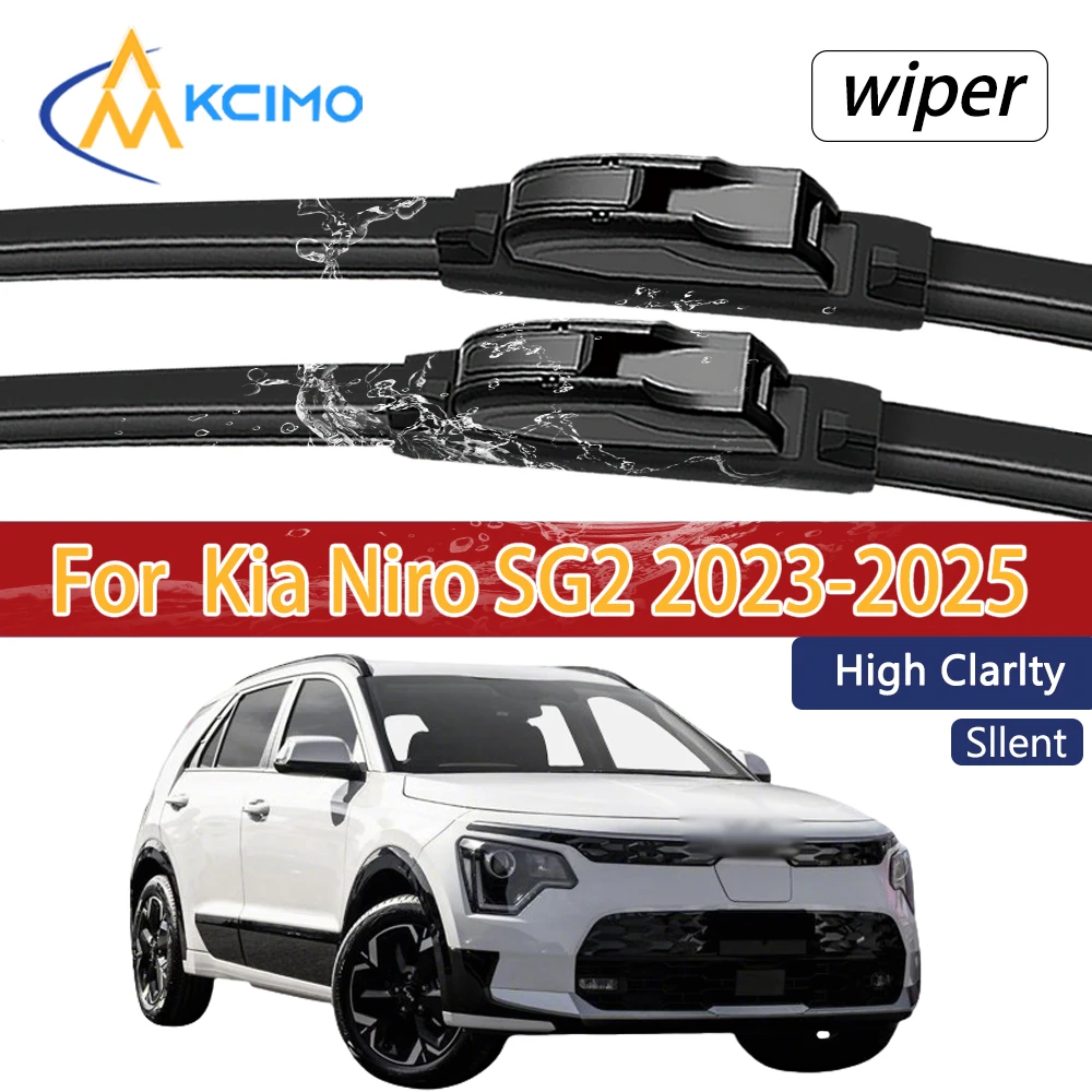 Für Kia Niro SG2 2023-2025 Frontscheibenwischerblätter 2 Stück Windschutzscheiben-Fenster-Zubehör