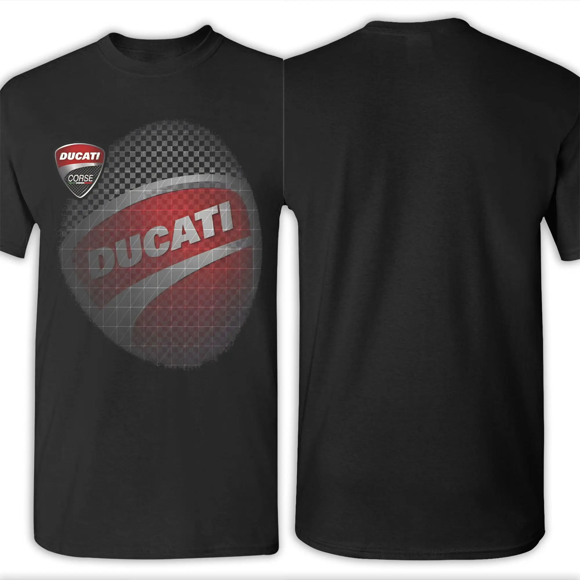 Classic Funny Graphic 100% Cotton T-Shirt D-Ducatis Tees Tops For Men view 6