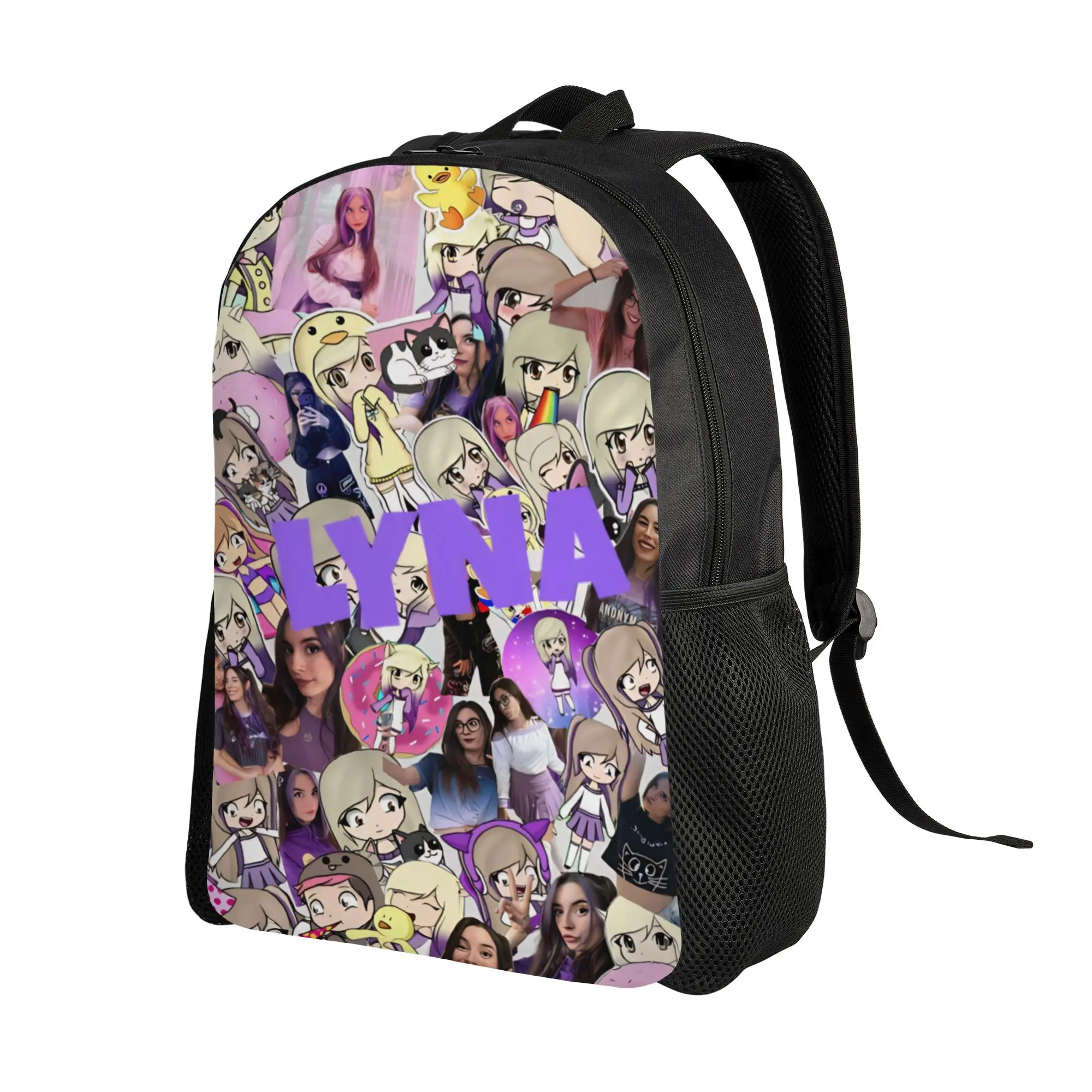 Dense Real Mix Collage Lyna Vallejos  Backpack for  Girls Boys Lightweight  Backpacks Bag for Toddlers