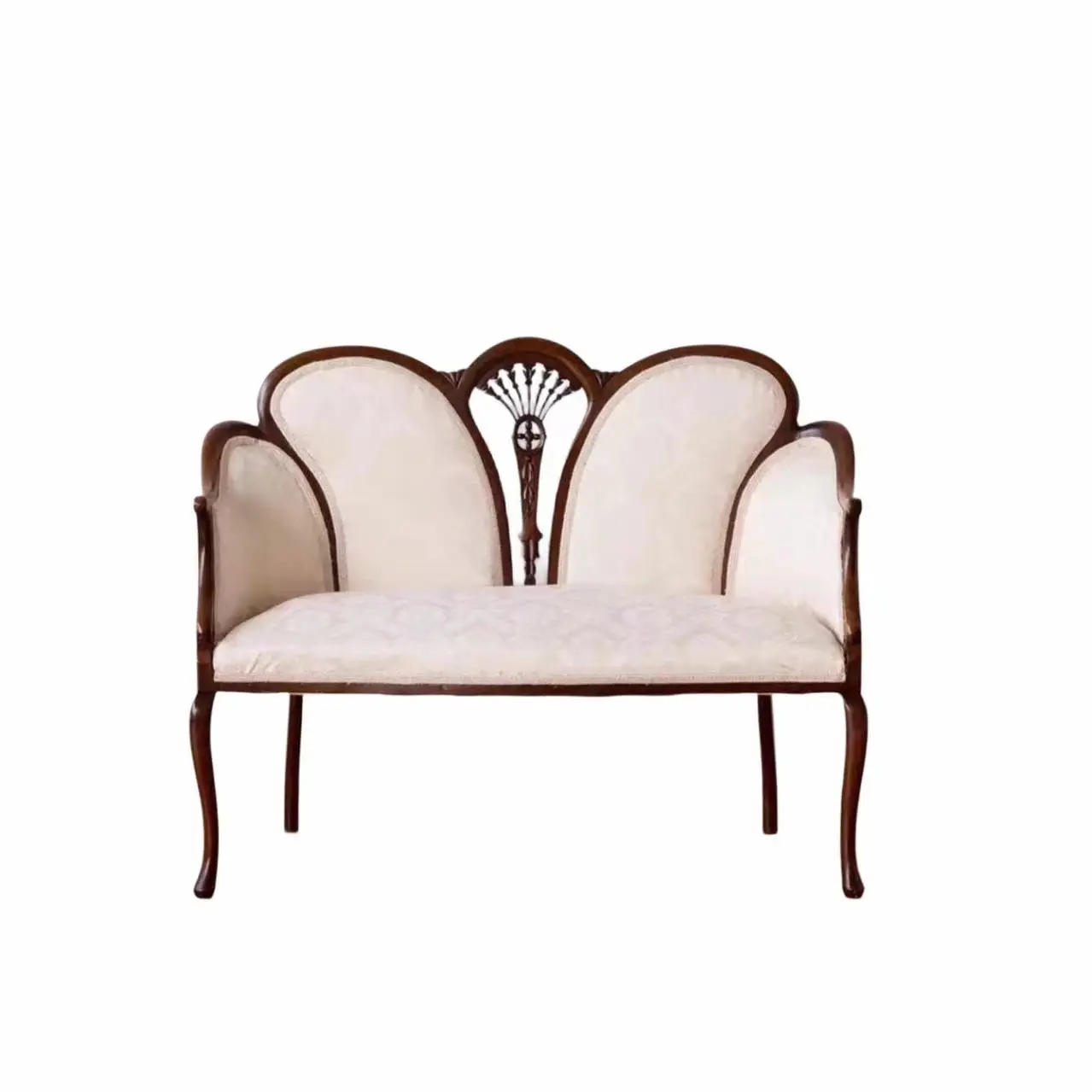 

*American country single double sofa small apartment living room balcony leisure chair