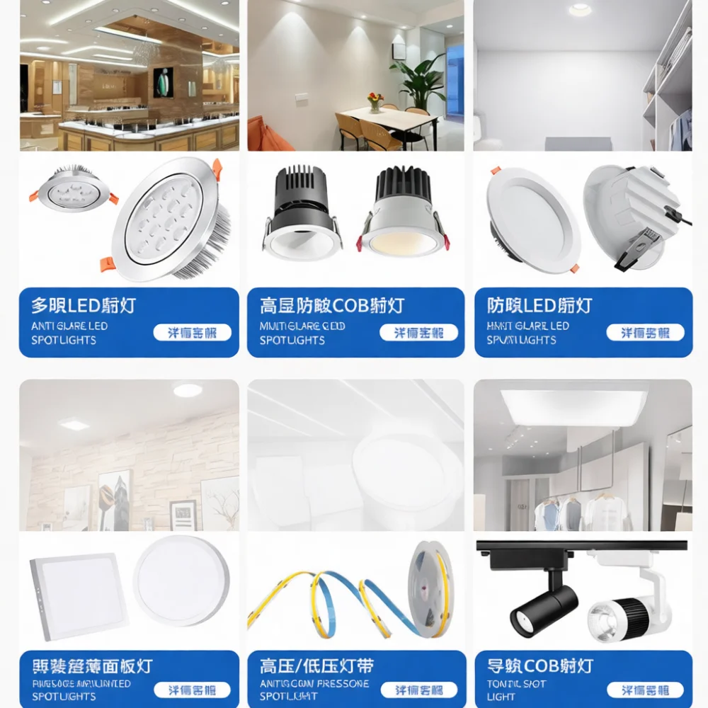 Modern LED Recessed Spotlight Aluminum Ceiling Downlight Minimalist Light Fixture For Kitchen Corridor Shop Jewelry Display Spot