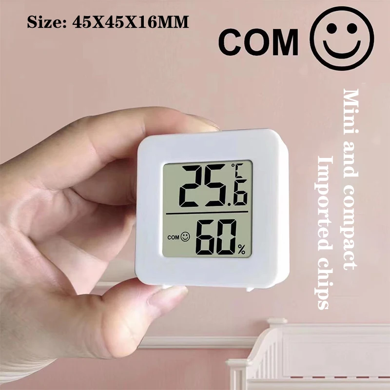 Household Precision Thermometer Mini Indoor Thermometer LCD Digital Temperature Room Hygrometer Gauge Sensor Humidity Meter