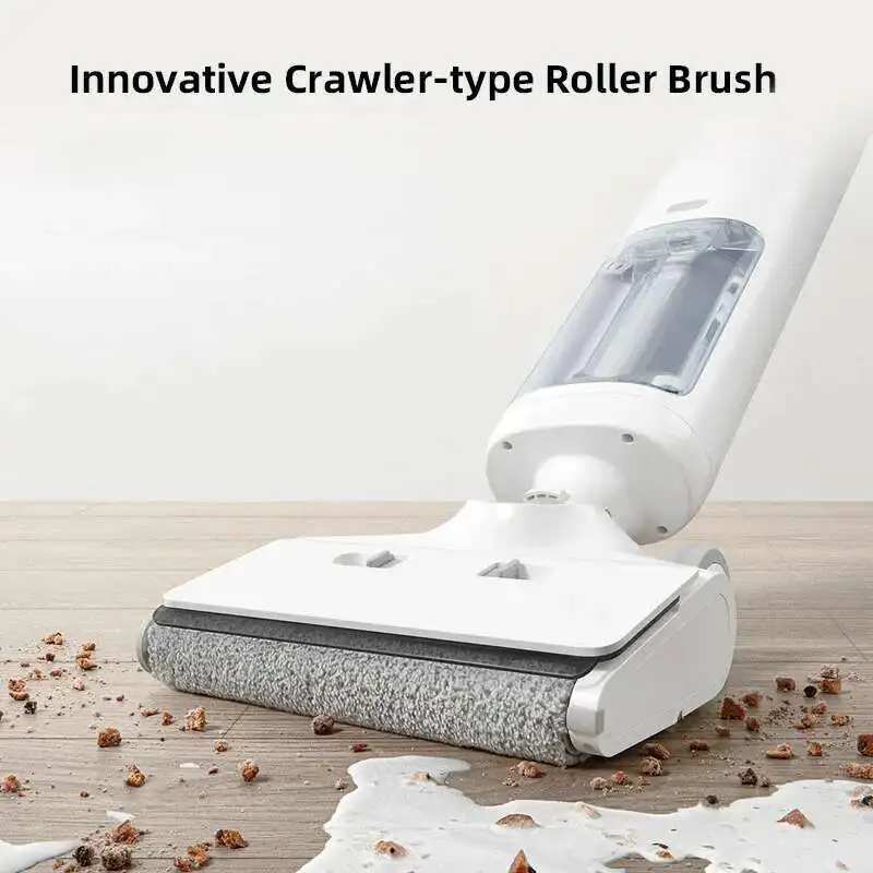 XIAOMI MIJIA مكنسة كهربائية لاسلكية لغسالة الأرضيات يده التنظيف الذاتي الرطب والجاف المنزل الذكي الغسيل مع سحب قوة التطهير