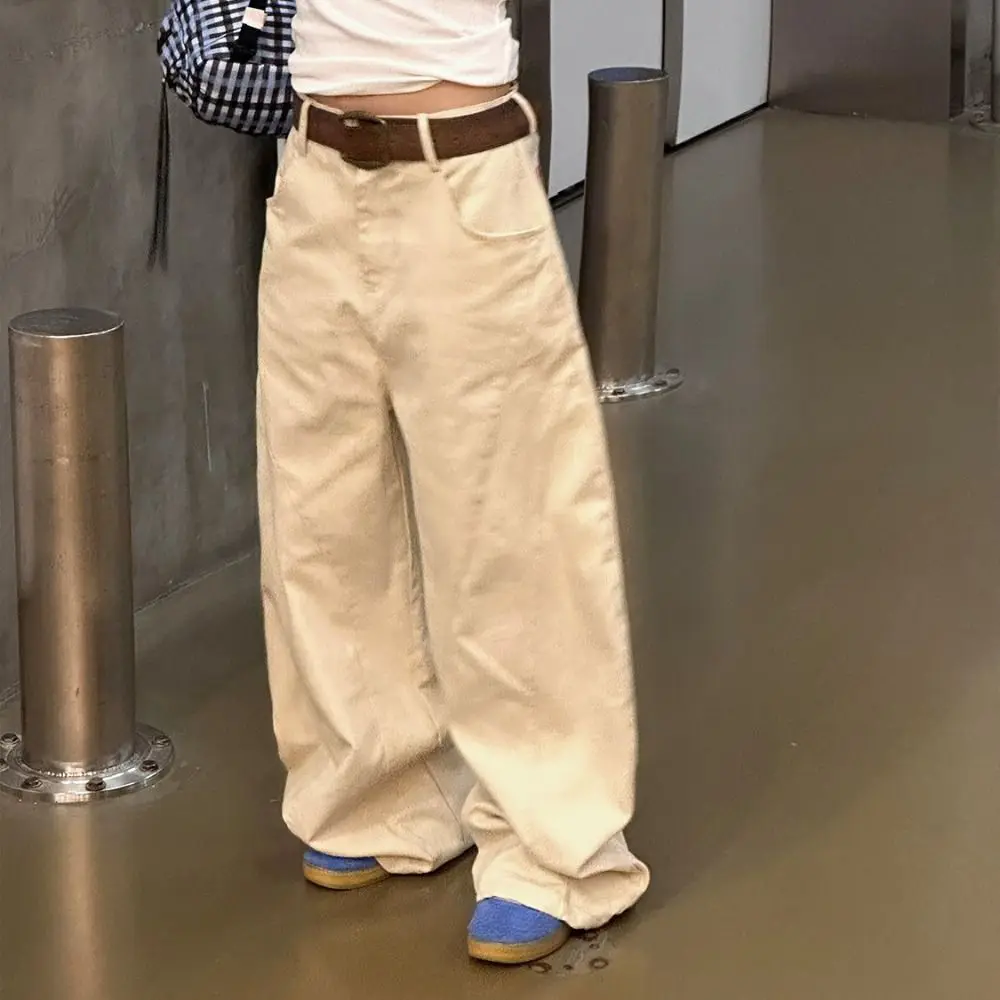 Soft High Waist Denim Jeans Loose Baggy Star Jeans Women Y2k Retro Wide Leg Cowboy Pants Party