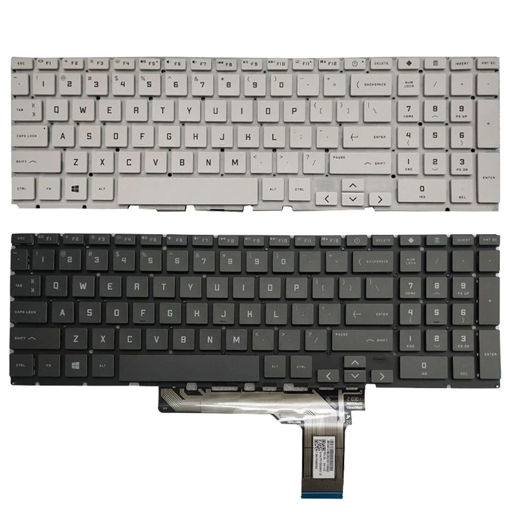 New Backlit US/Spanish Keyboard For HP Victus 16-E 16-D 16-e0010nr ‎16-e0043nr 16-e0075ax TPN-Q263 16-D0013dx 16-D0030 16T-D000