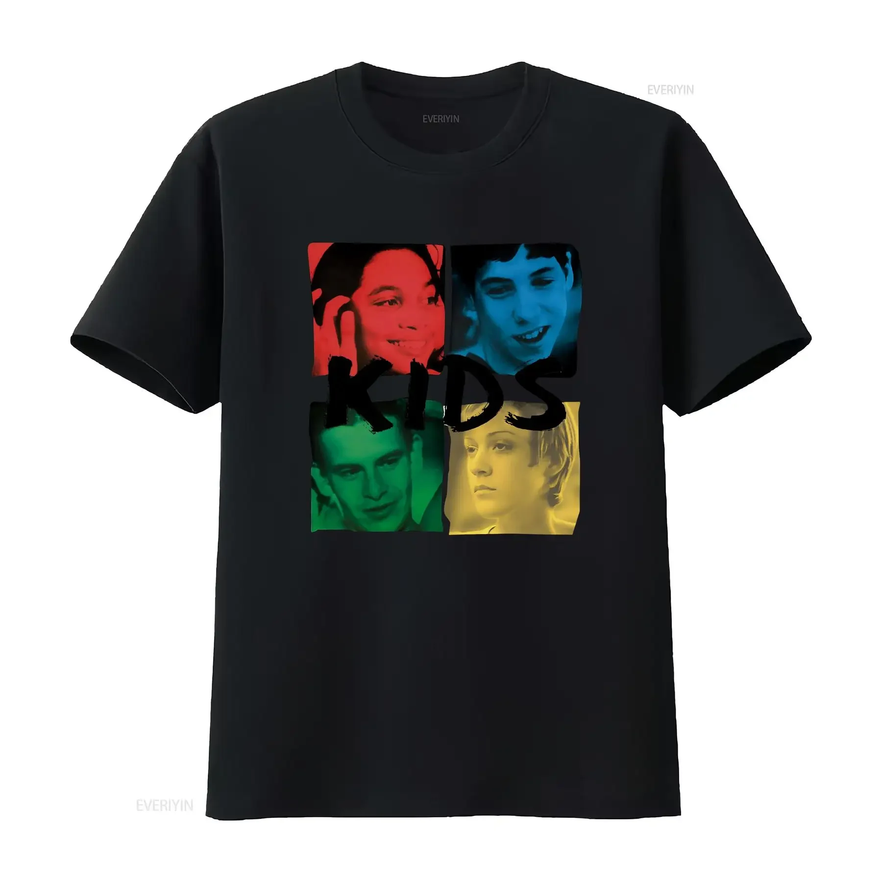 

KIDS 1995 Cult Classic Film by Larry Clark футболка винтажный стираный графический топ для повседневной носки модельерская одежда унисекс