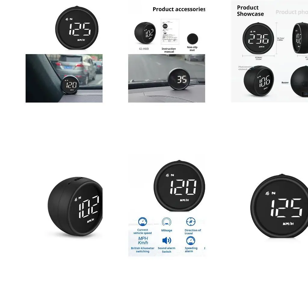 Standard Automobile Projection Device Having immediate Speed And Distance Monitoring