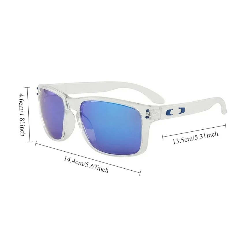 Men's Vintage-Inspired Fashion Glasses with Large Curved Frames - Perfect for Parties image 4