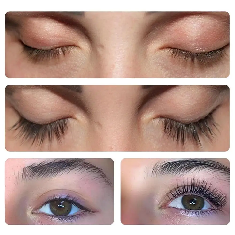Siero per la crescita delle ciglia Volume extra Ciglia arricciate impermeabili ultra fini Mascara naturale Mascara nero Trucco occhi più spessi e pieni