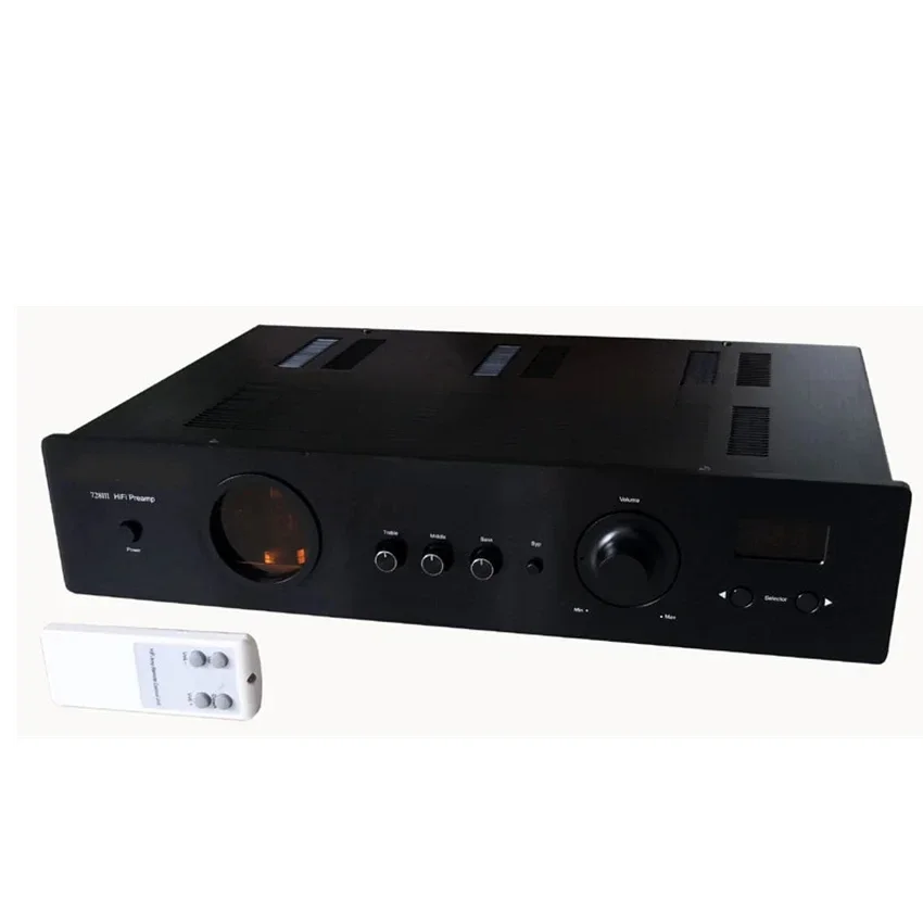 Electronic Tube Gallbladder Preamplifier 728A Remote Control Balance Cow In Cow Out HIFI Fever With Bluetooth