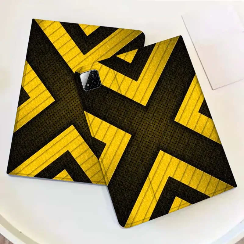 

Creative metal line pattern For Xiaomi Redmi Mi Pad 2 4 5 6 6s 7 8 11 12.5 12.4 11.2 8.7 SE Pro Plus Max Cover Tablet Case
