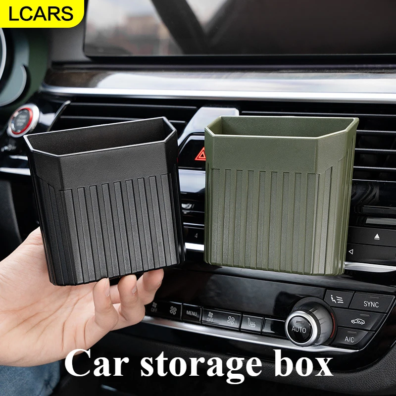 

Lcars-Car Storage Box, Can Be Pasted in the Car, Can Also Be Hung on the Air Outlet in the Car, Universal Car Storage Box